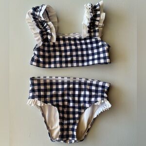 Gingham 2 piece swimsuit